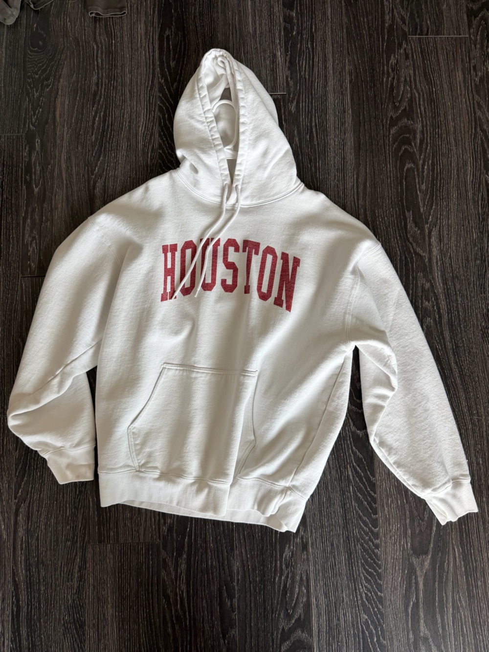 Brandy Melville Off-White Houston Hoodie